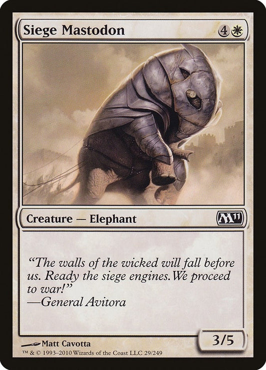 Image for Siege Mastodon (29) - Magic: The Gathering