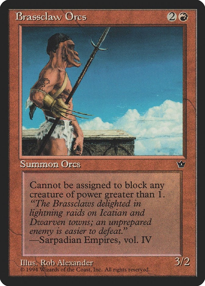 Image for Brassclaw Orcs (Alexander) (Pike) - Magic: The Gathering