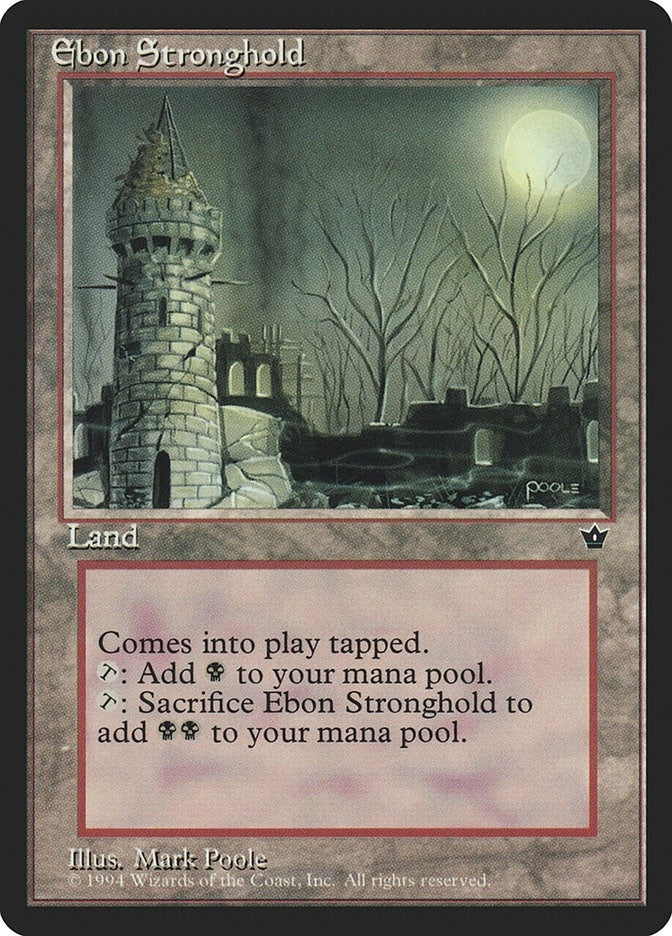 Image for Ebon Stronghold - Magic: The Gathering