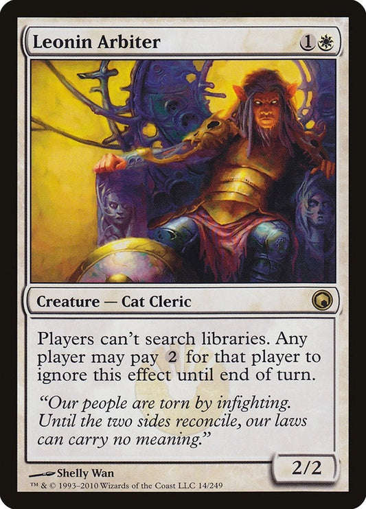 Image for Leonin Arbiter (14) - Magic: The Gathering