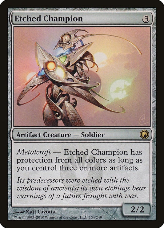 Image for Etched Champion (154) - Magic: The Gathering
