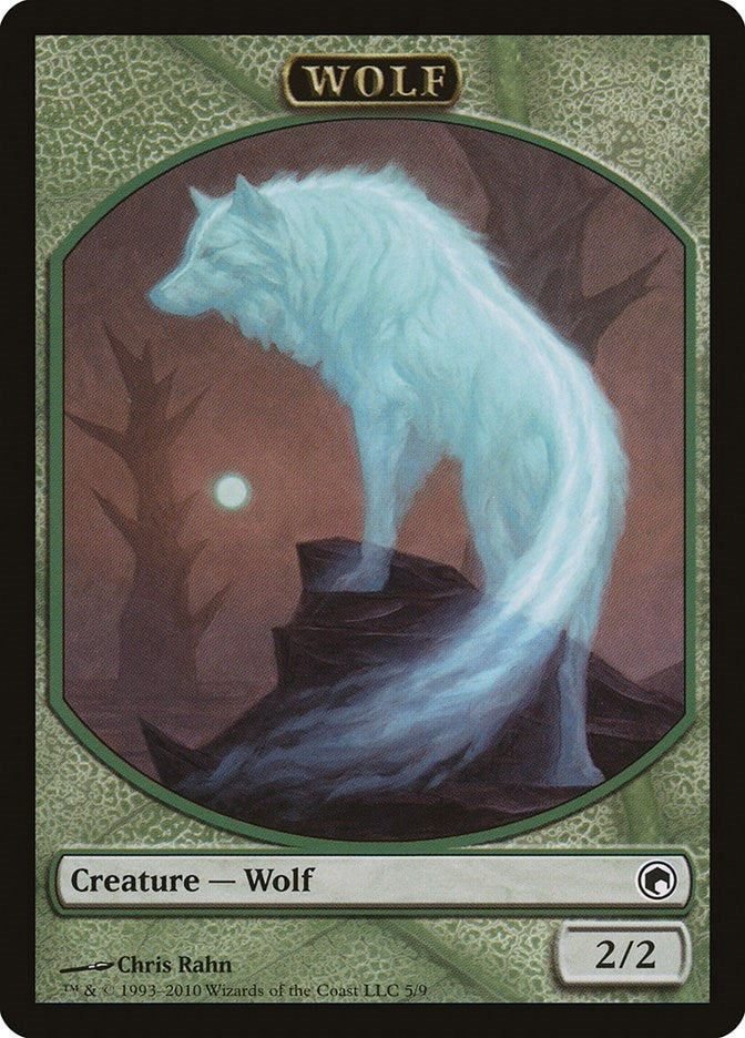 Image for Wolf Token (5) - Magic: The Gathering