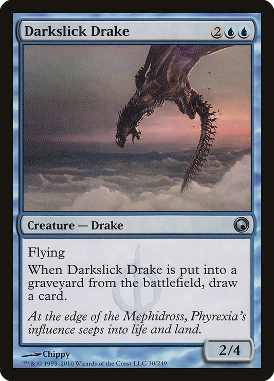 Image for Darkslick Drake (30) - Magic: The Gathering