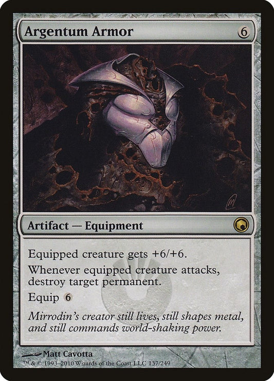 Image for Argentum Armor (137) - Magic: The Gathering