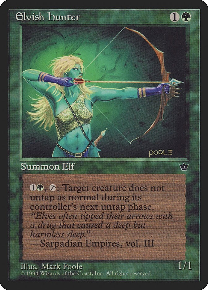 Image for Elvish Hunter (Poole) - Magic: The Gathering