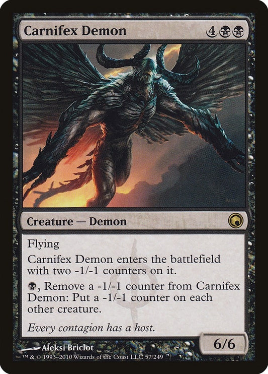 Image for Carnifex Demon (57) - Magic: The Gathering