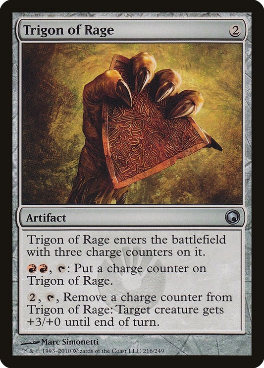 Image for Trigon of Rage (216) - Magic: The Gathering