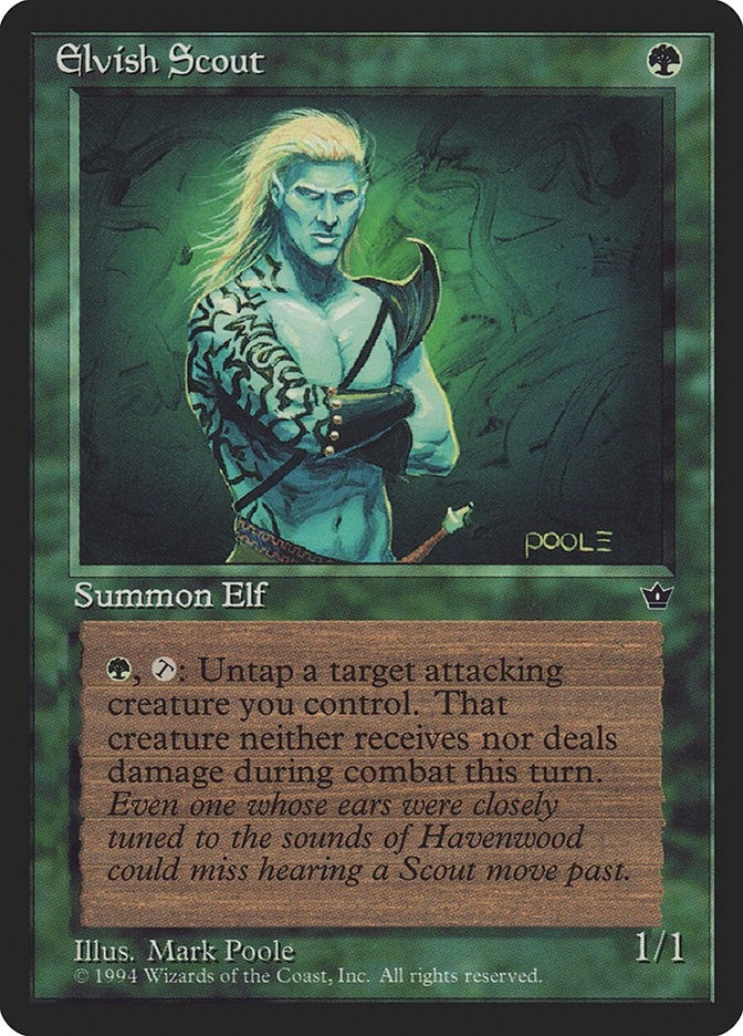 Image for Elvish Scout (Poole) - Magic: The Gathering