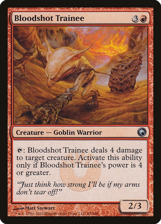 Image for Bloodshot Trainee (85) - Magic: The Gathering