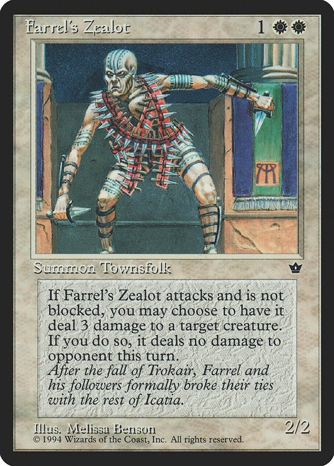 Image for Farrel's Zealot (Benson) - Magic: The Gathering