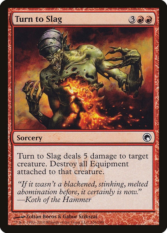 Image for Turn to Slag (106) - Magic: The Gathering