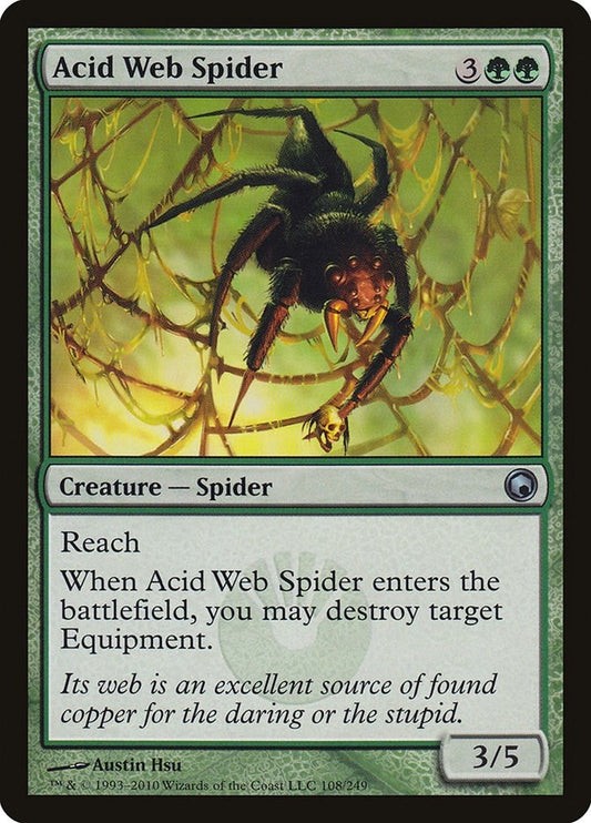 Image for Acid Web Spider (108) - Magic: The Gathering
