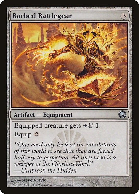 Image for Barbed Battlegear (139) - Magic: The Gathering