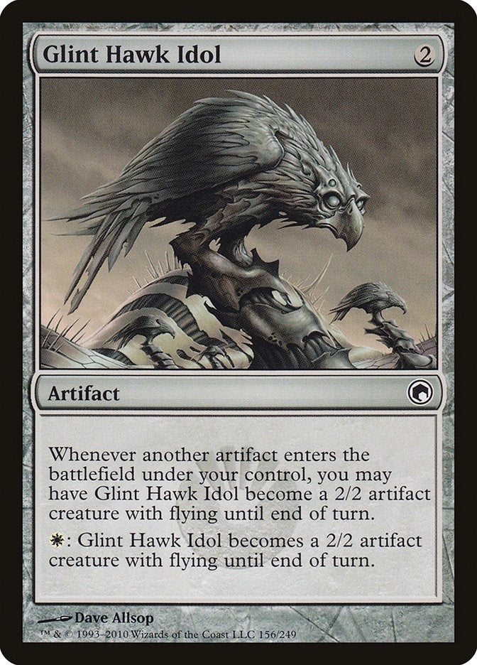 Image for Glint Hawk Idol (156) - Magic: The Gathering