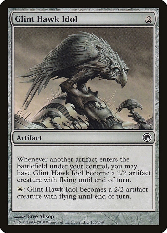 Image for Glint Hawk Idol (156) - Magic: The Gathering