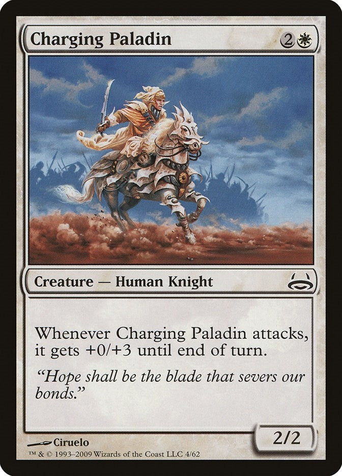 Image for Charging Paladin (4) - Magic: The Gathering