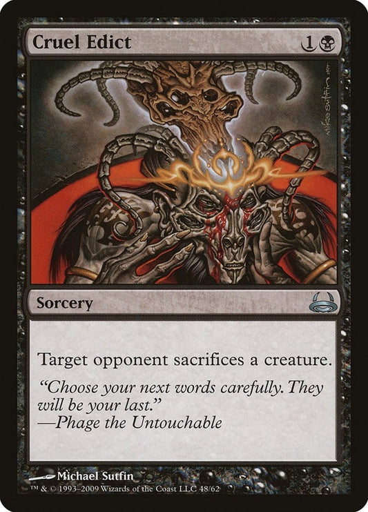 Image for Cruel Edict (48) - Magic: The Gathering