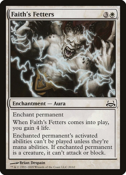 Image for Faith's Fetters (20) - Magic: The Gathering