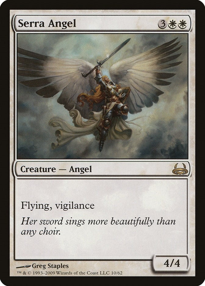 Image for Serra Angel (10) - Magic: The Gathering