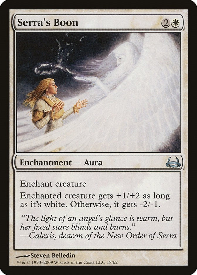 Image for Serra's Boon (18) - Magic: The Gathering