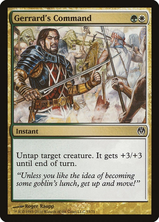 Image for Gerrard's Command (53) - Magic: The Gathering