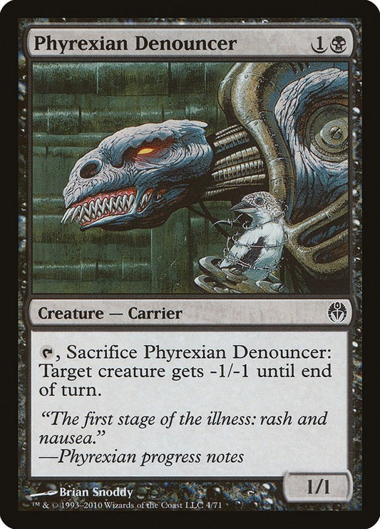 Image for Phyrexian Denouncer (4) - Magic: The Gathering