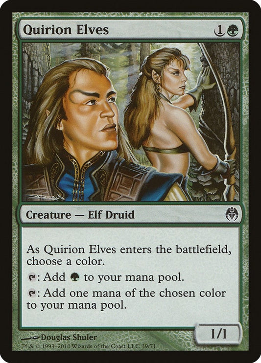 Image for Quirion Elves (39) - Magic: The Gathering