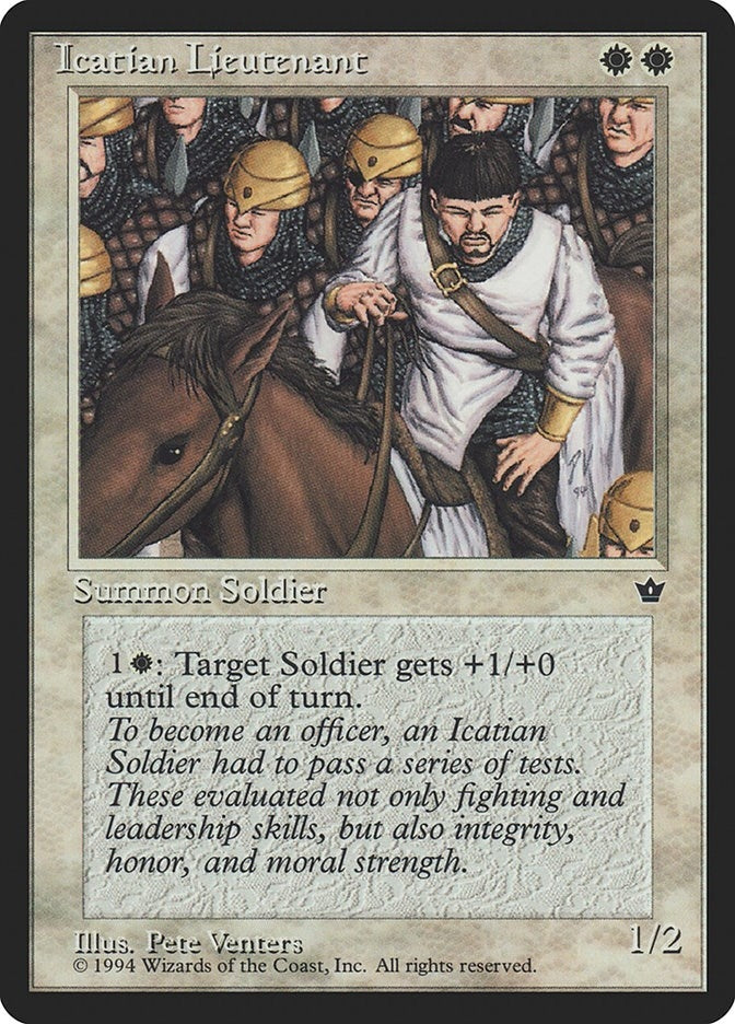 Image for Icatian Lieutenant - Magic: The Gathering