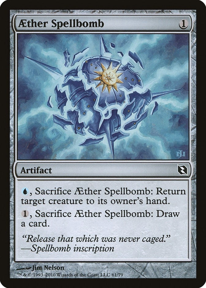 Image for Aether Spellbomb (61) - Magic: The Gathering