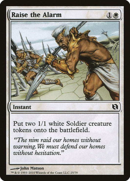 Image for Raise the Alarm (25) - Magic: The Gathering