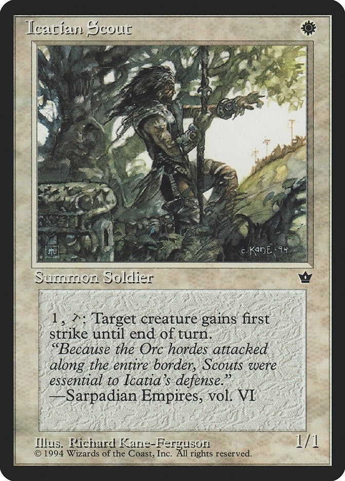 Image for Icatian Scout (Kane-Ferguson) - Magic: The Gathering