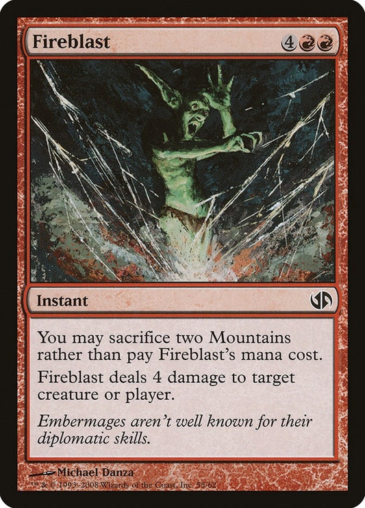 Image for Fireblast (55) - Magic: The Gathering