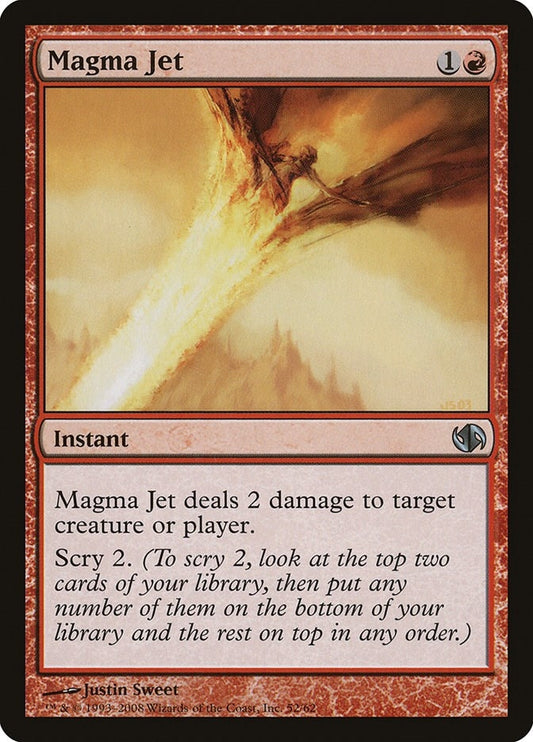 Image for Magma Jet (52) - Magic: The Gathering