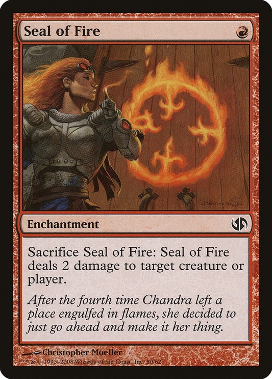 Image for Seal of Fire (50) - Magic: The Gathering