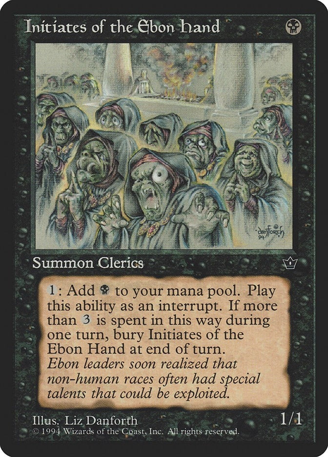 Image for Initiates of the Ebon Hand (Danforth) - Magic: The Gathering