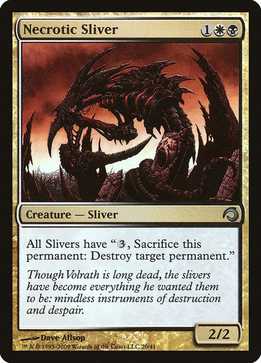 Image for Necrotic Sliver (20) - Magic: The Gathering