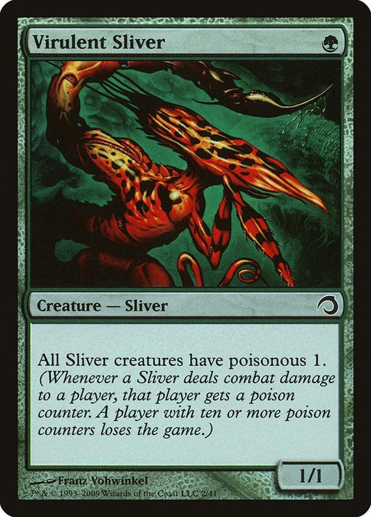 Image for Virulent Sliver (2) - Magic: The Gathering