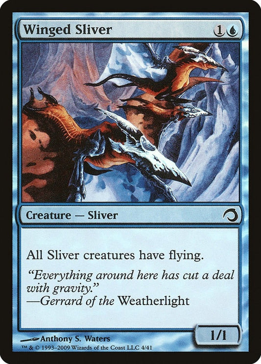Image for Winged Sliver (4) - Magic: The Gathering