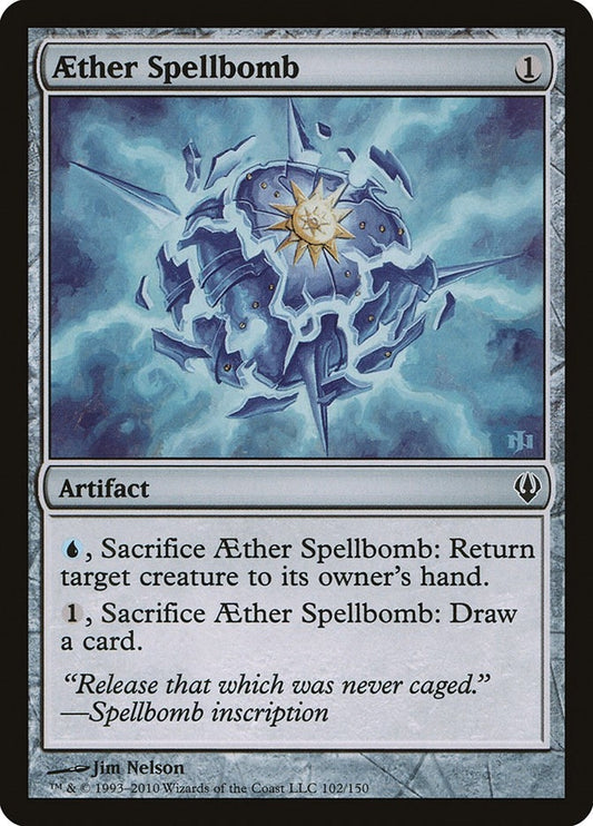 Image for Aether Spellbomb (102) - Magic: The Gathering