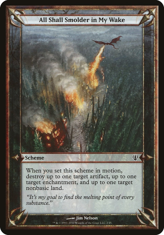Image for All Shall Smolder in My Wake (Archenemy) - Magic: The Gathering