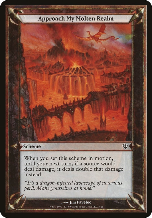 Image for Approach My Molten Realm (Archenemy) - Magic: The Gathering