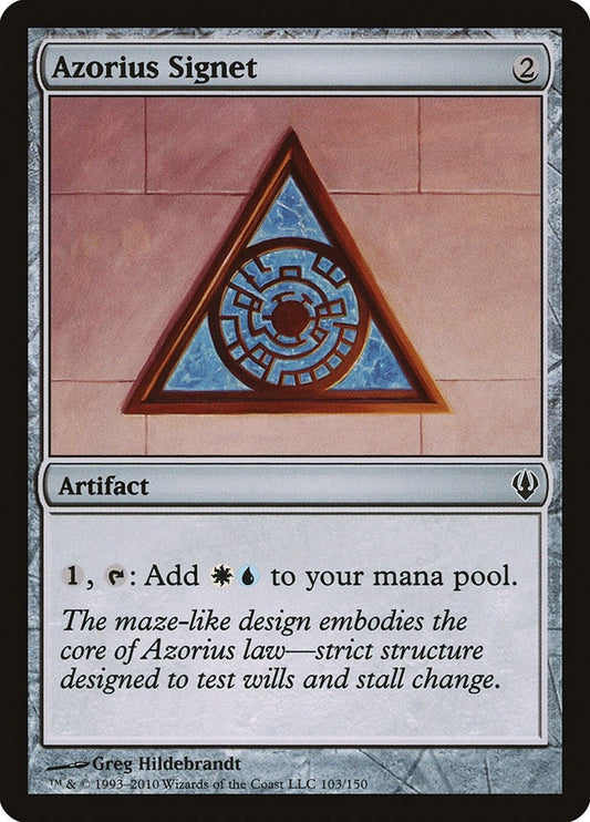 Image for Azorius Signet (103) - Magic: The Gathering