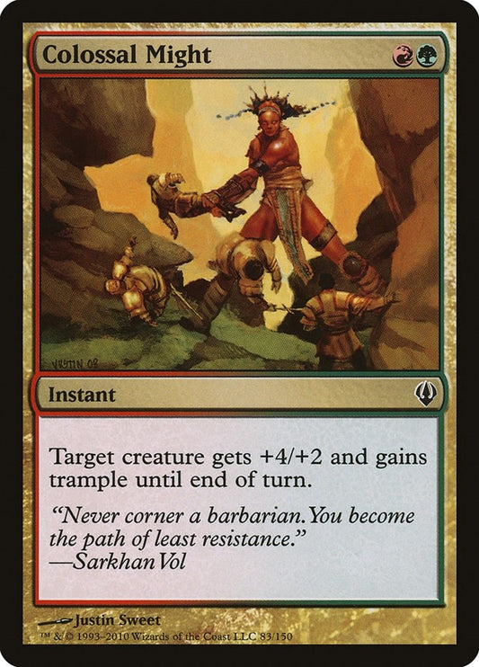 Image for Colossal Might (83) - Magic: The Gathering