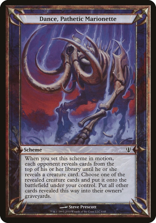 Image for Dance, Pathetic Marionette (Archenemy) - Magic: The Gathering