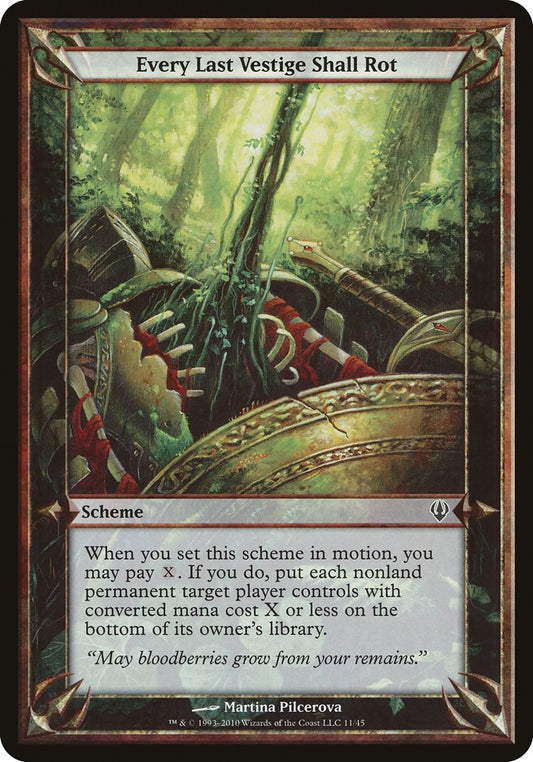 Image for Every Last Vestige Shall Rot (Archenemy) - Magic: The Gathering
