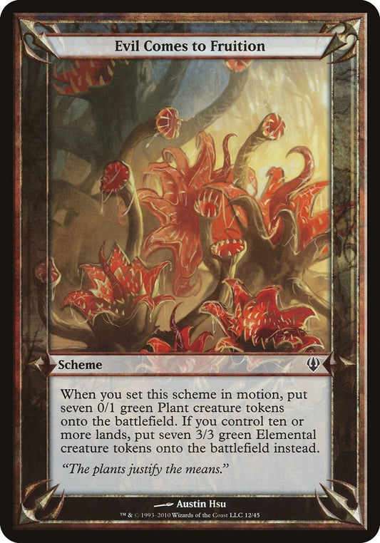Image for Evil Comes to Fruition (Archenemy) - Magic: The Gathering