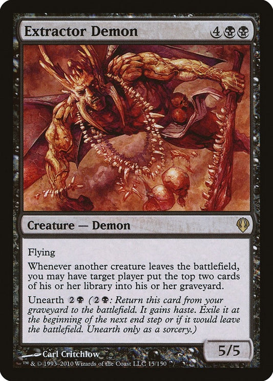 Image for Extractor Demon (15) - Magic: The Gathering