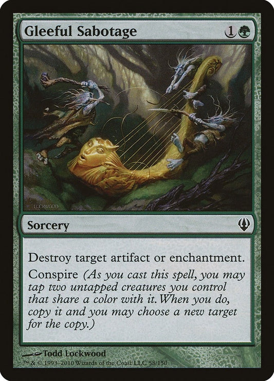 Image for Gleeful Sabotage (58) - Magic: The Gathering