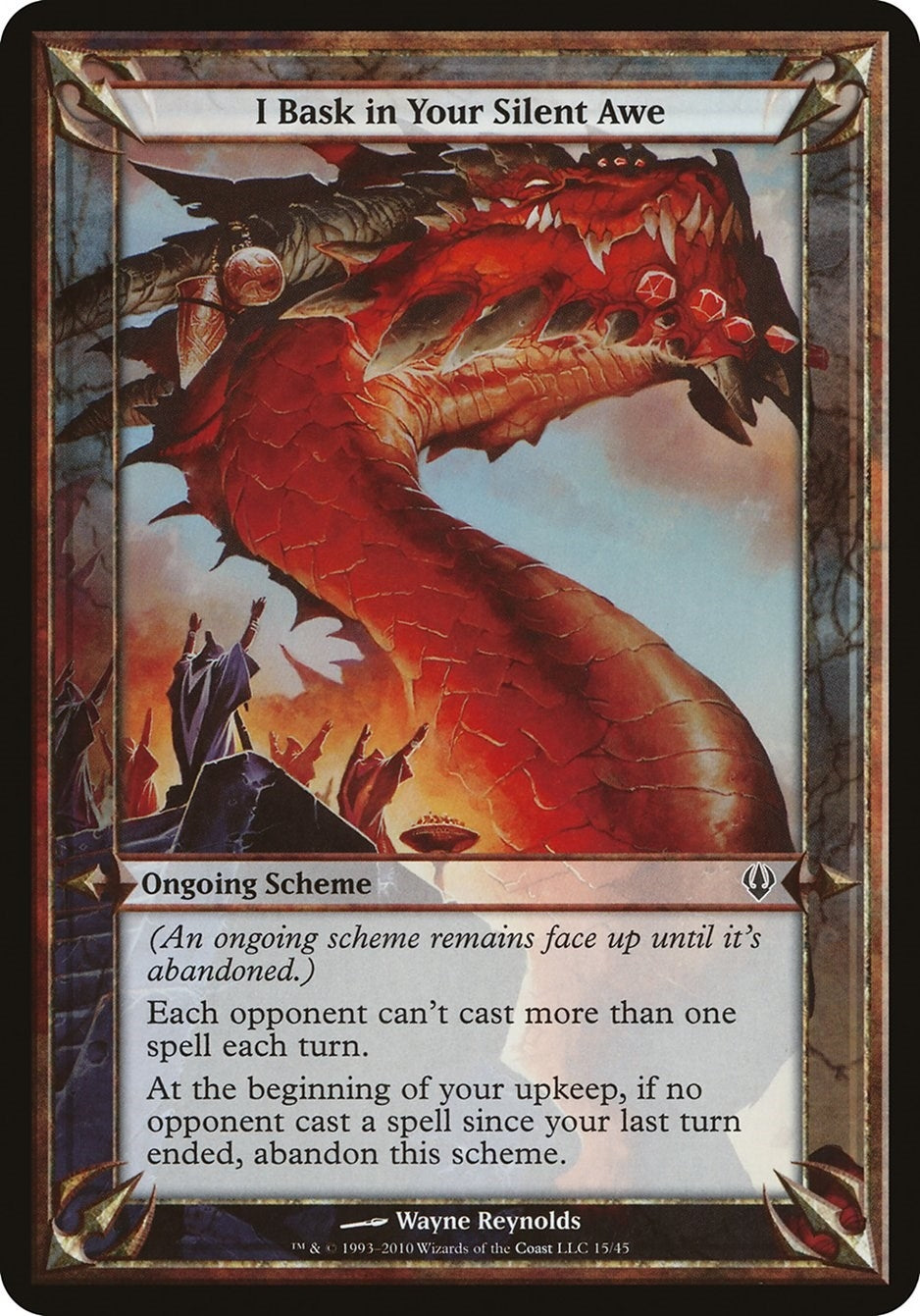 Image for I Bask in Your Silent Awe (Archenemy) - Magic: The Gathering