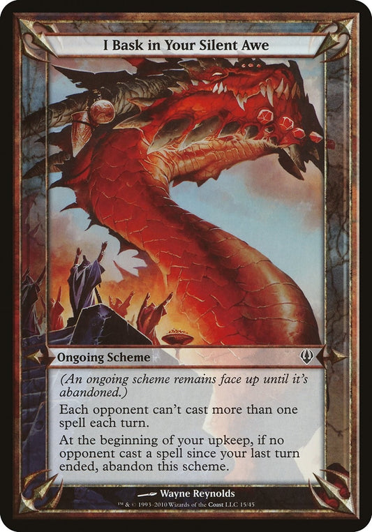 Image for I Bask in Your Silent Awe (Archenemy) - Magic: The Gathering